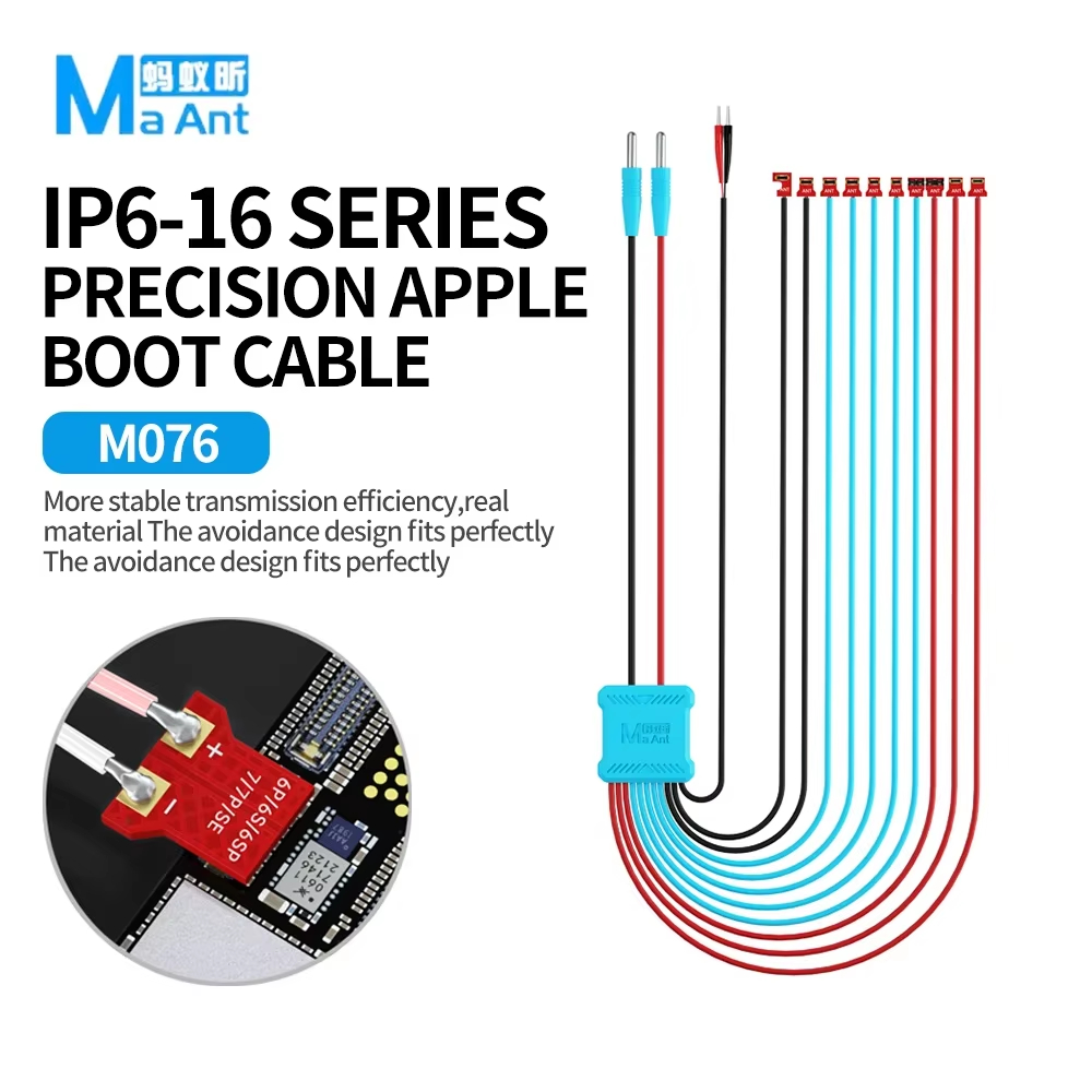 MaAnt M076P Cable de arranque para iPhone 6-17 Pro Max