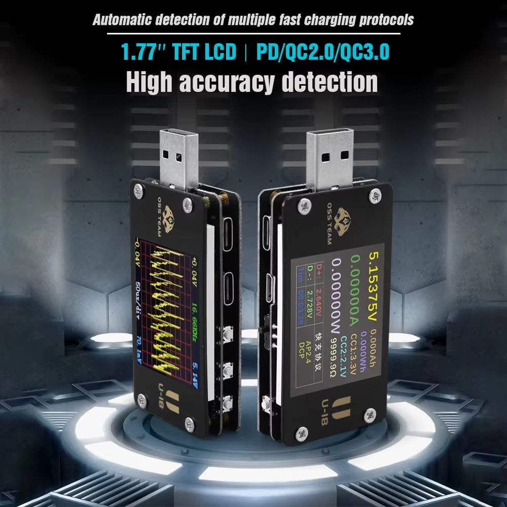 OSS U18 Medidor de Voltaje y Corriente USB