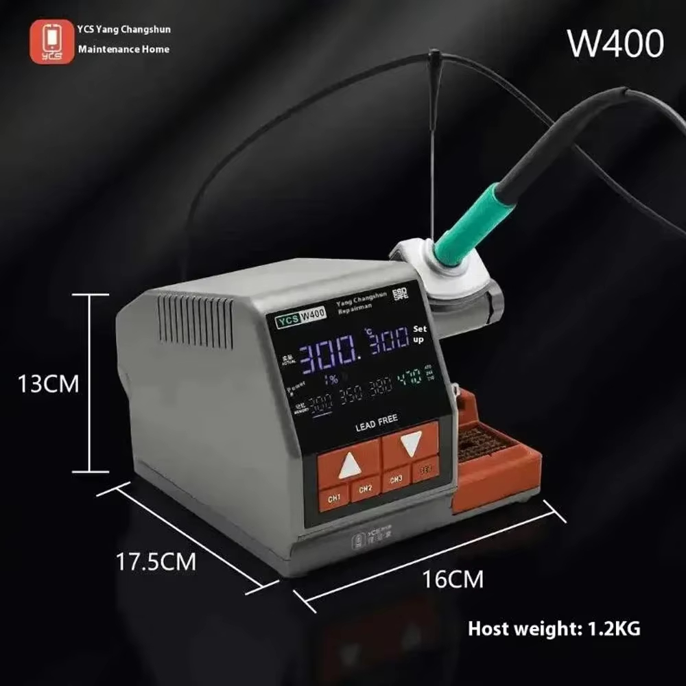 Estación de soldadura de soldador de alta potencia YCS W400 Compatible con 470/210/245