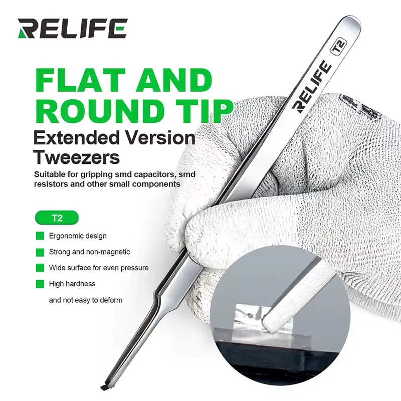 Relife T2 Pinzas Flat and Round Tip