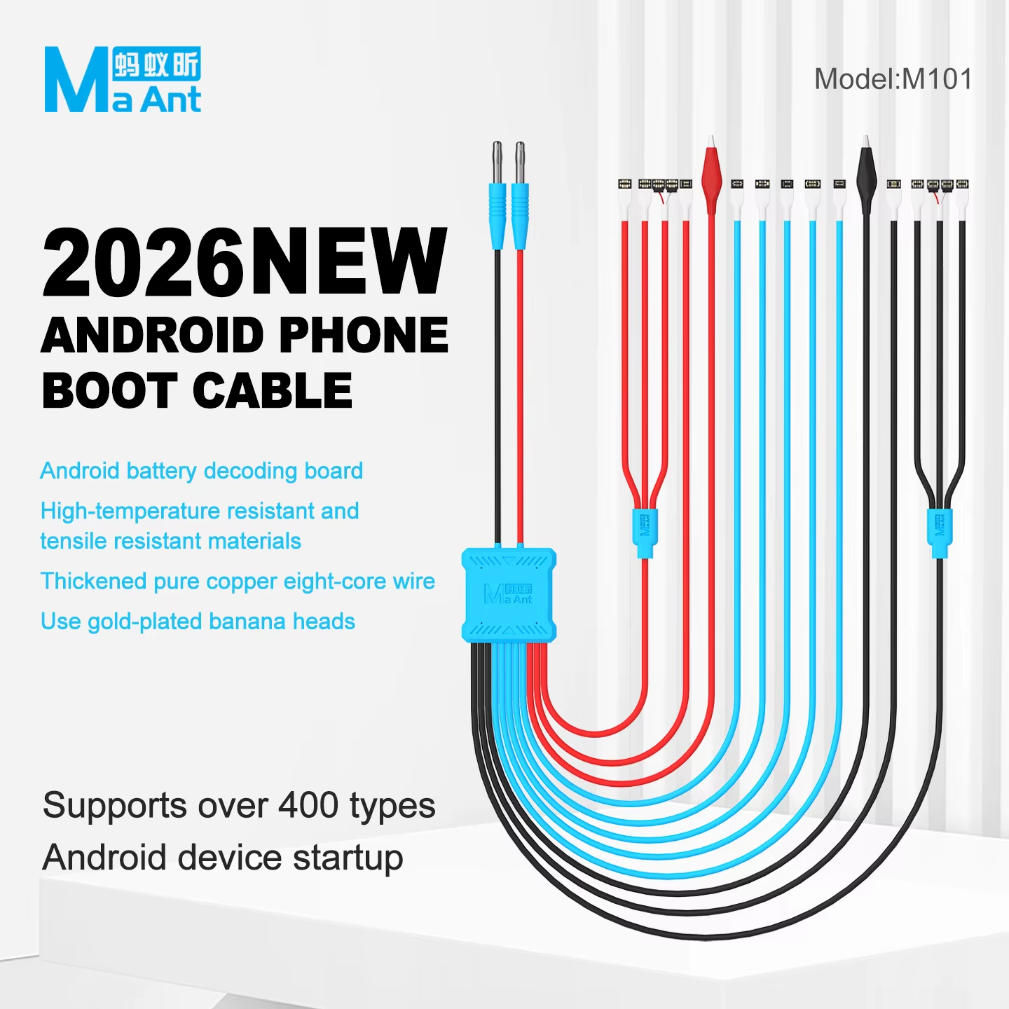 MaAnt M101 Cable de arranque de energía de teléfono Android