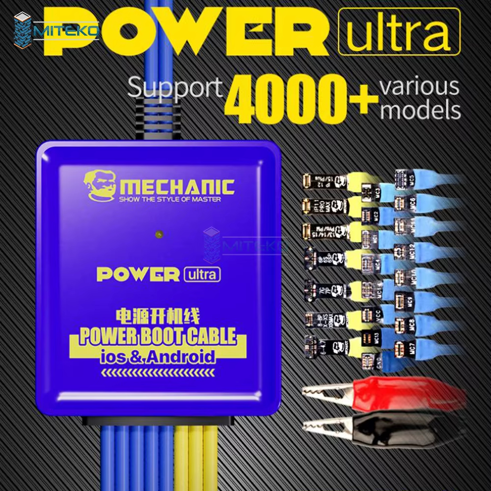 Cable de arranque MECHANIC Power Max para Android & iPhone